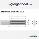 Hikoki Flatmeisel 115X350mm SDS-MAX thumbnail