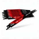 Pital Bajonettsagblad for tre og spiker 150mm 6-12TPI Bimetall (5-pack) thumbnail