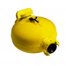 Olje potte / Smørepotte for trykkluft drevet utstyr 1.5 L stål Gul thumbnail