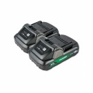 Hikoki Batteripakke med 2x 18V batterier (4.0Ah) og 18V lader thumbnail