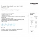 Chemstar® Eng.hanske Nitril, Orange - 100stk/pk thumbnail