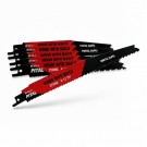 Pital Bajonettsagblad for tre og spiker 225mm 6-12TPI Bimetall (5-pack) thumbnail