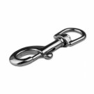 Karabinkrok med svivel og fjærbolt 80mm A4 Syrefast M-8303 thumbnail