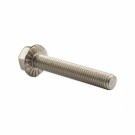 Sekskantskrue med flens M6x20mm A4 Syrefast DIN 6921 (med låsetenner) thumbnail