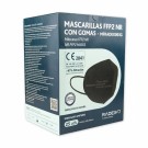 Radex FFP2 Støvmaske uten ventil - Sort - 25 stk. thumbnail