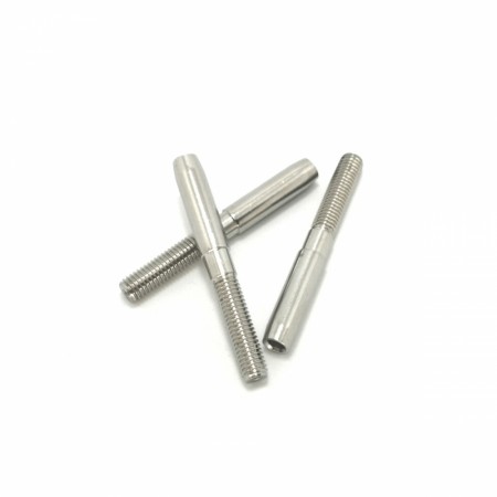 Wireterminal, mini, med gjenger M8 (5mm) Høyregjenget A4 Syrefast M-8445
