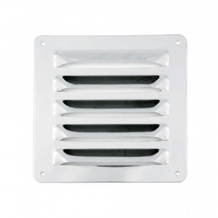 Ventilasjonsrist 120x120mm A2 Rustfri M-8057