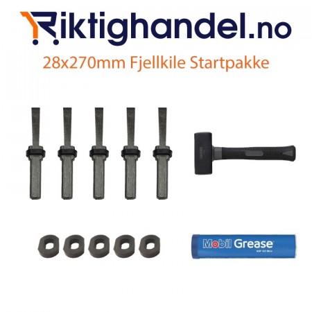 Fjellkile 28x270mm Startpakke
