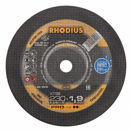 Rhodius XT38 kappeskive 230 × 1,9 mm