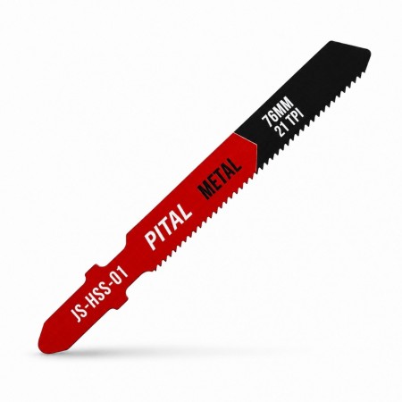 Pital Stikksagblad for metall 76mm 21TPI HSS (5-pack)