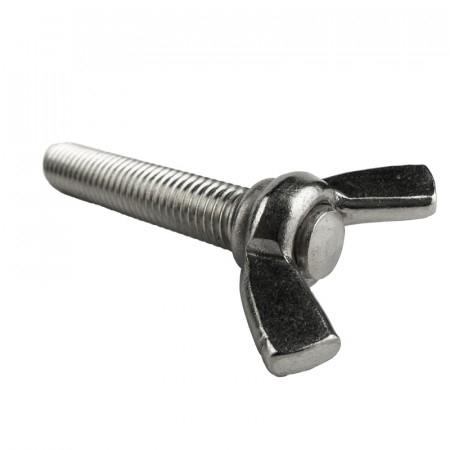 Vingeskrue M4x30mm A4 Syrefast DIN 316 (Amerikansk type)