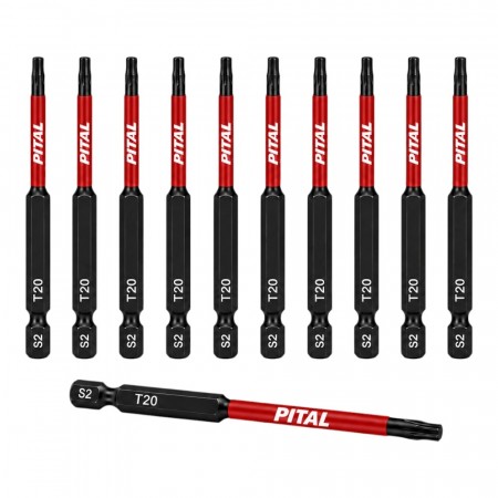 Pital Bits 75mm Torx T20 - 10 stk.