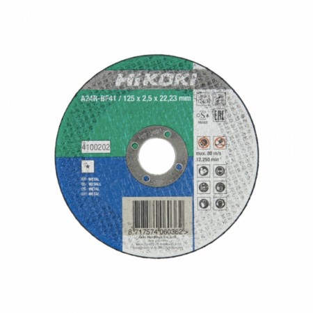 Hikoki Kappeskive 125x2,5mm for metall (F41)