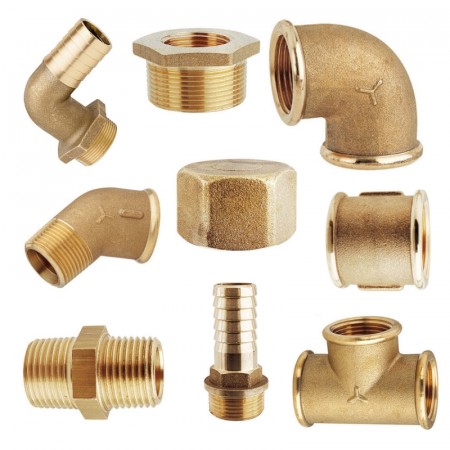 Fittings/rørdeler Messing BSPT