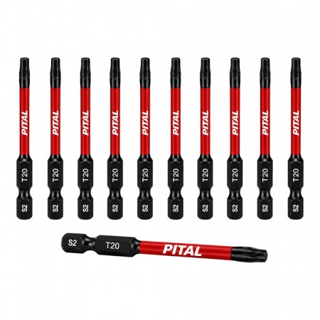 Pital Bits 50mm Torx T20 - 10 stk.