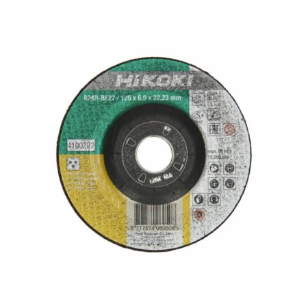 Hikoki Slipeskive 120x6,0mm for rustfritt stål (F27 INOX)