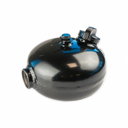 Oljepotte/smørepotte for trykkluftdrevet utstyr - 1.5 L - Lakkert stål (1