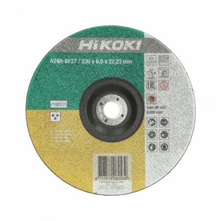 Hikoki Slipeskive 180x6,0mm for rustfritt stål (F27 INOX)