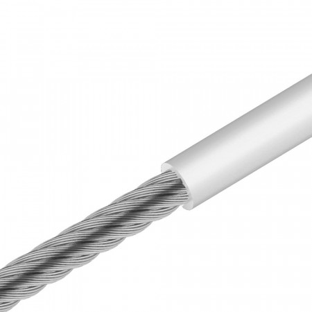 PVC-belagt wire 3-6mm 7x7 A4 Syrefast DIN 3055 - metervare