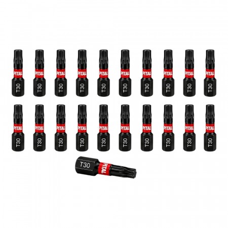 Pital Bits 25mm Torx T30 - 20 stk.