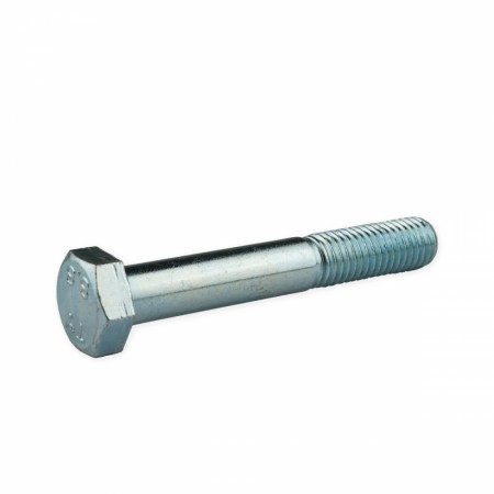 Sekskantskrue M8x80mm Elforsinket 8.8 Delgjenget DIN 931