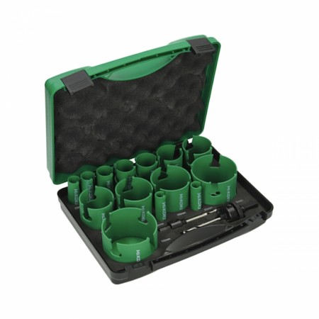 Hikoki Hullsagsett med karbidtenner TCT 19-82mm - 16 deler