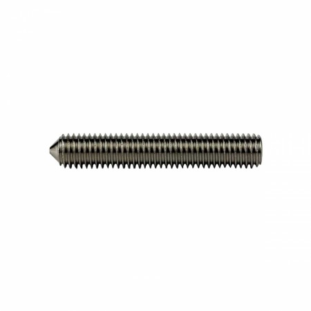 Settskrue med spiss M6x20mm Innvendig sekskant A4 Syrefast DIN 914