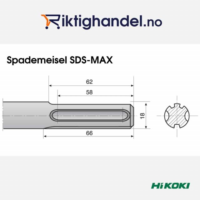 Hikoki Spademeisel SDS-Max 110X400mm