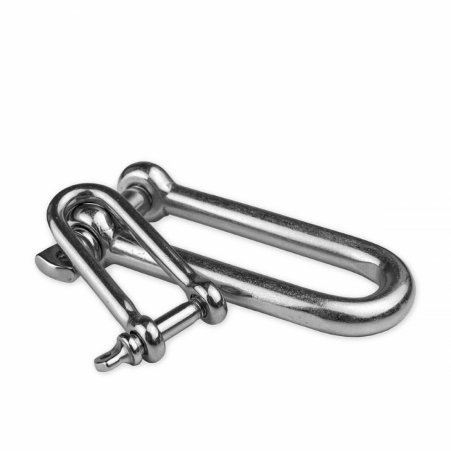 Sjakkel 5mm (D-formet, lang) A4 Syrefast M-8259