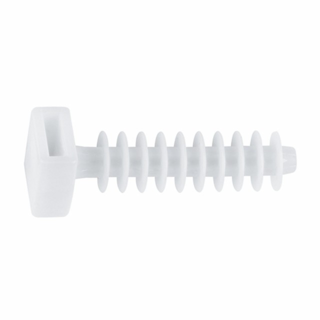 Stripsplugg for betong Ø8 - hvit