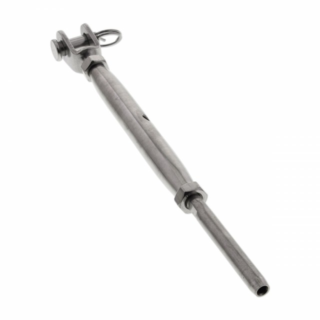 Strekkfisk gaffel/wirefeste (4mm) M8 A4 Syrefast M-8275