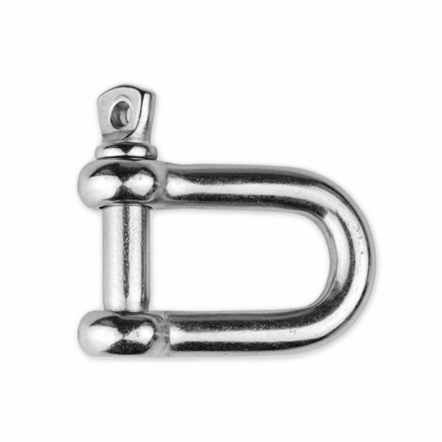 Sjakkel 4mm (D-formet) A4 Syrefast M-8258