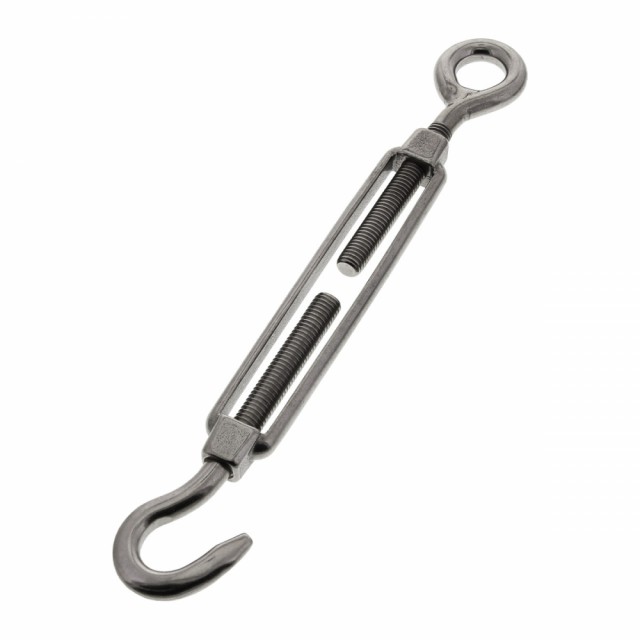 Strekkfisk øye/krok M12 A4 Syrefast M-8246/C