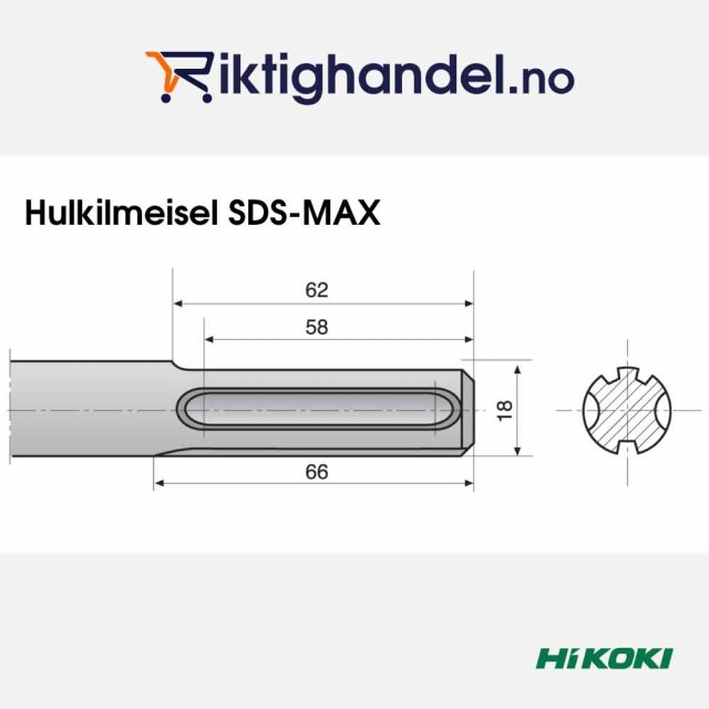 Hikoki Hulkilmeisel SDS-Max 33X300mm