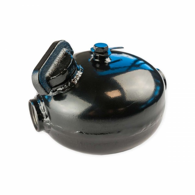 Oljepotte/smørepotte for trykkluftdrevet utstyr - 1.5 L - Lakkert stål (1