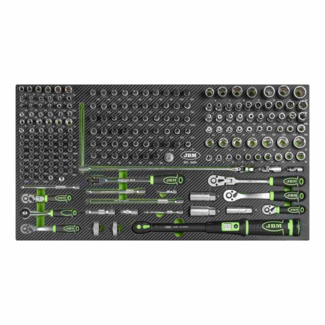 JBM Verktøyvogn XL med 8 skuffer - 468 deler