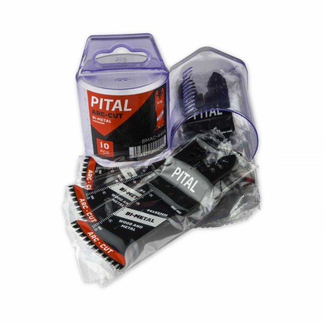 ﻿Pital Multikutterblad i Bimetall 44x55mm - Arc-Cut - 10 pack