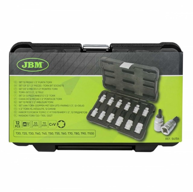 JBM Sett med Torx bitspiper 1/2