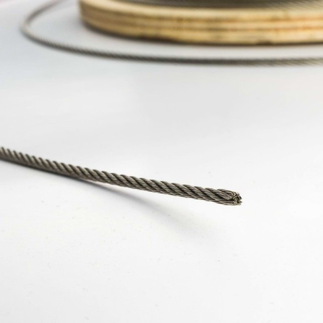 Wire 6mm 7x7 A4 Syrefast DIN 3055 - metervare