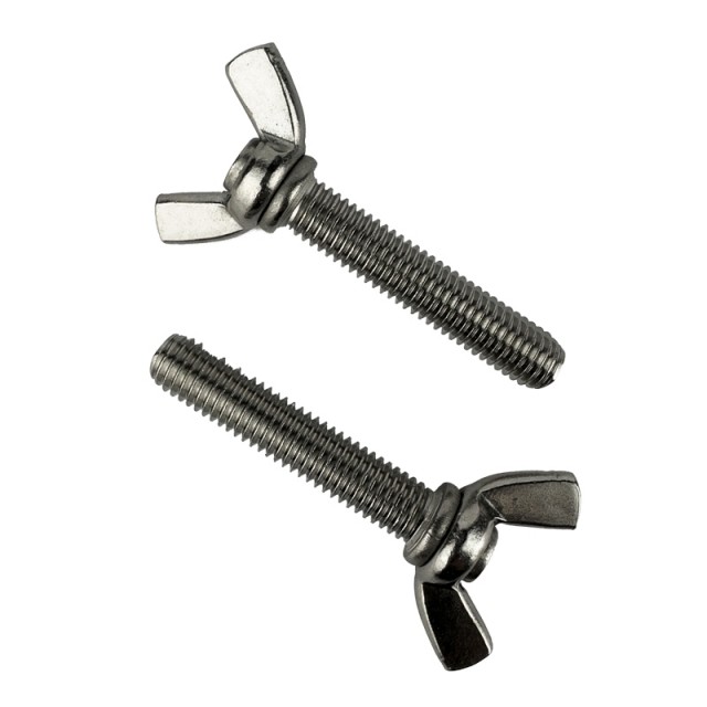 Vingeskrue M4x20mm A4 Syrefast DIN 316 (Amerikansk type)