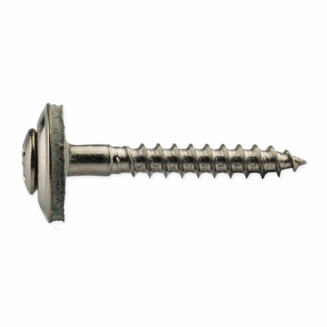 Fasadeskrue (tre) med EPDM-pakning 4,5x45mm T20 Rustfri  A2 L-9084 200 stk.