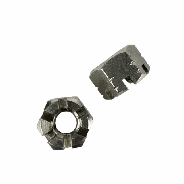 Kronemutter M12 A4 Syrefast DIN 935