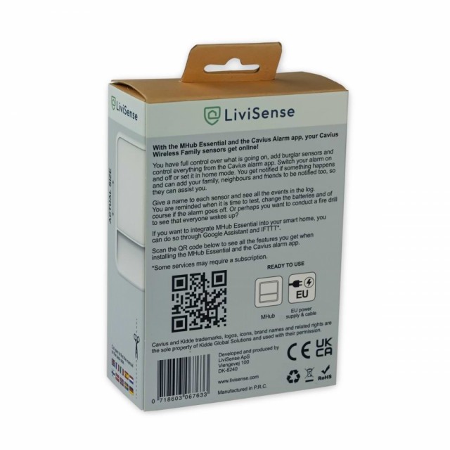 Trådløs Cavius HUB (LiviSense MHub)