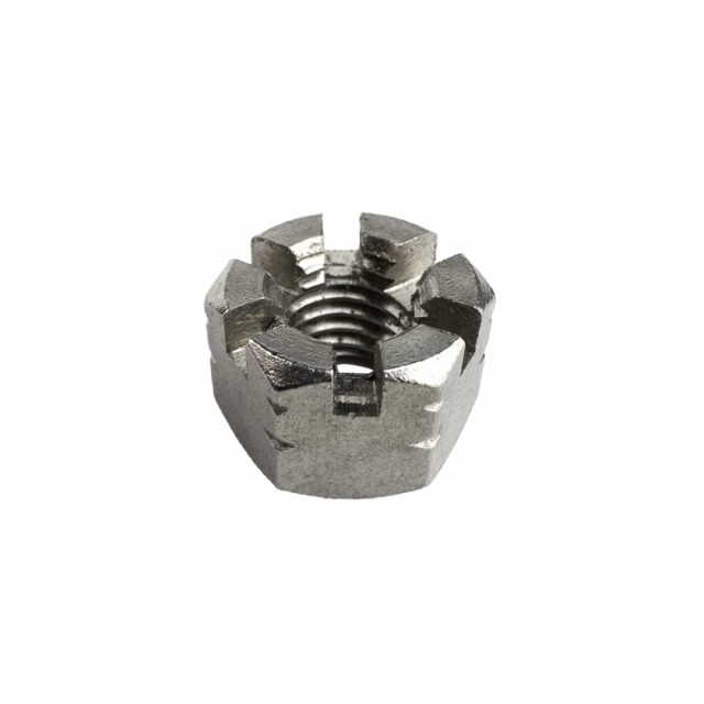 Kronemutter M12 A4 Syrefast DIN 935