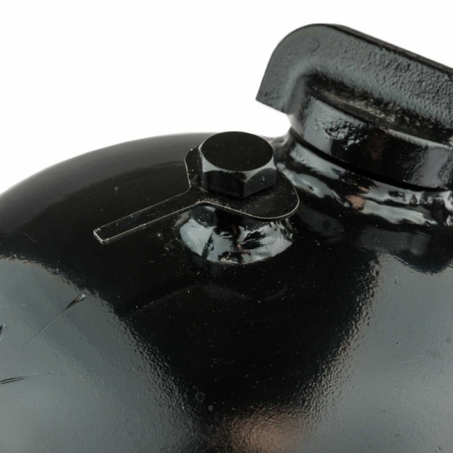 Oljepotte/smørepotte for trykkluftdrevet utstyr - 1.5 L - Lakkert stål (1