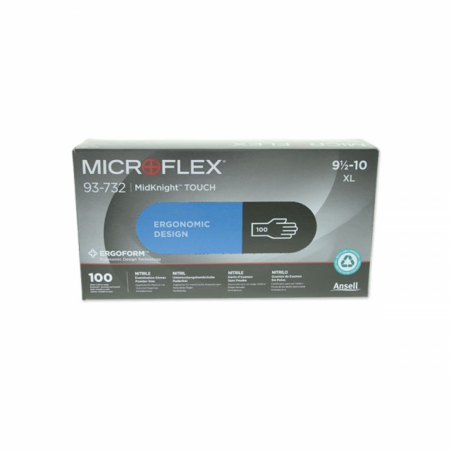Ansell Microflex Midknight Touch 93-732