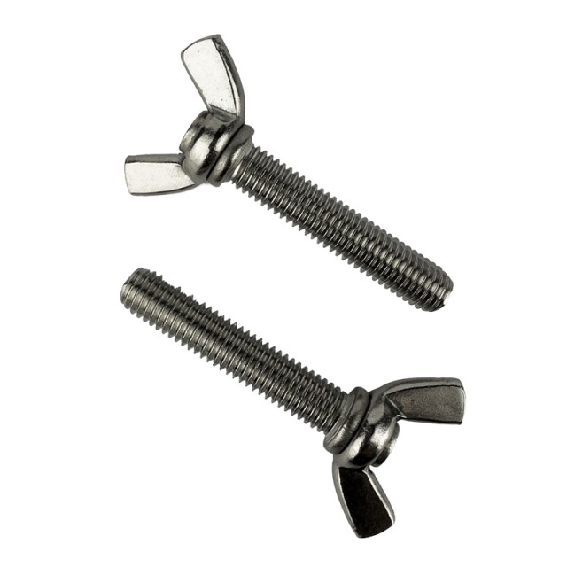 Vingeskrue M5x40mm A4 Syrefast DIN 316 (Amerikansk type)