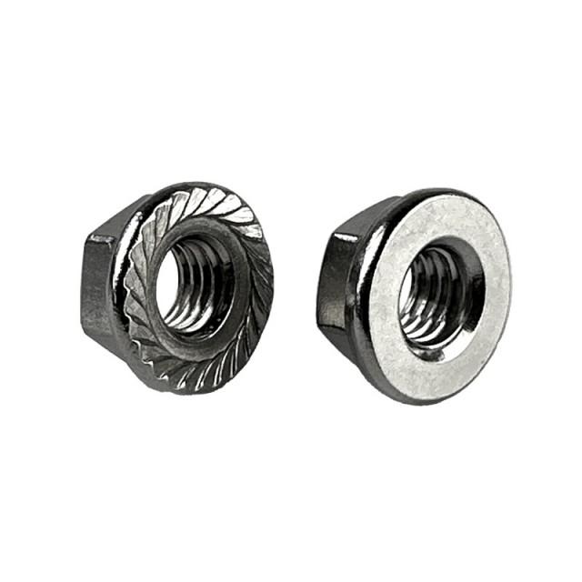 DIN 6923 med og uten låsetenner