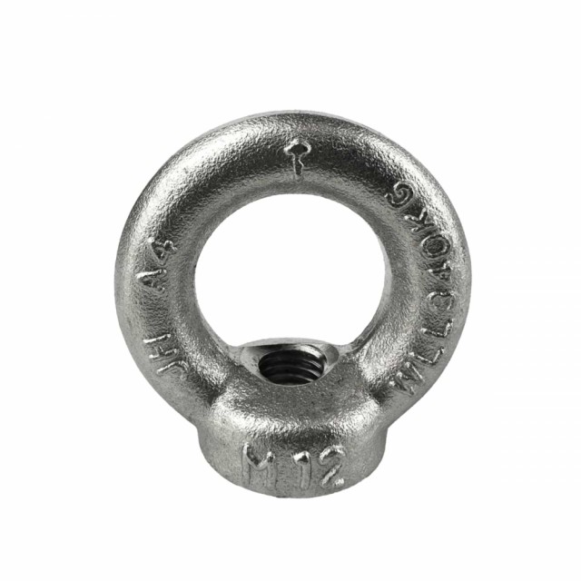 Øyemutter M8 A4 Syrefast DIN 582 (støpt)