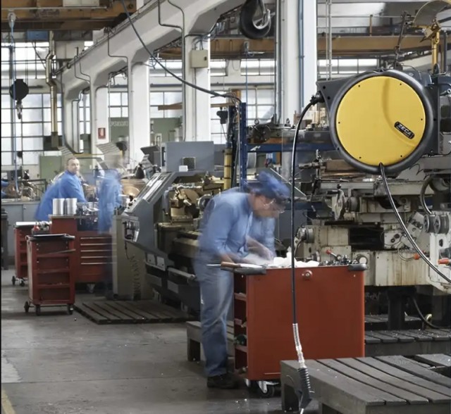 Zeca slangetrommel for trykkluft Ø10mm - 8m